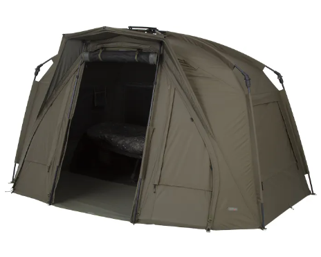 Load image into Gallery viewer, Green camping tent on a white background
